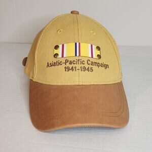 Asiatic-Pacific Campaign 1941-1945 Baseball Cap Hat Brown Adjustable